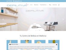 Tablet Screenshot of depilitiva.com